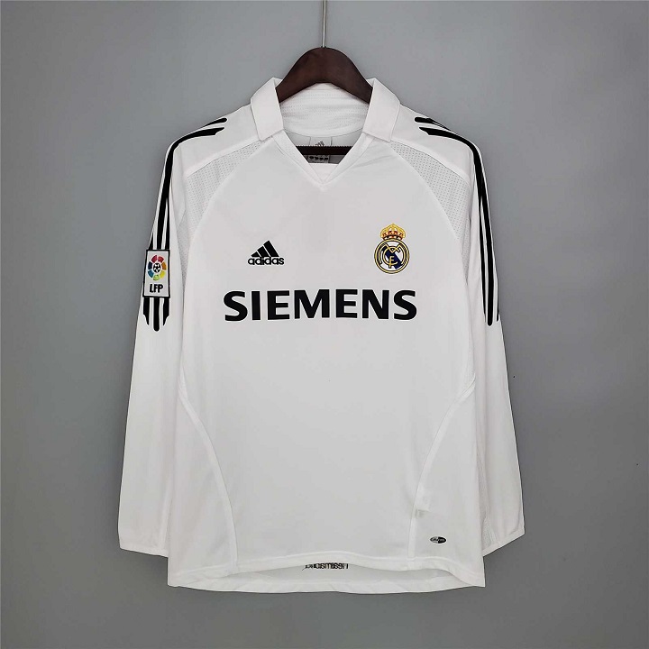 AAA Quality Real Madrid 05/06 Home Long Soccer Jersey